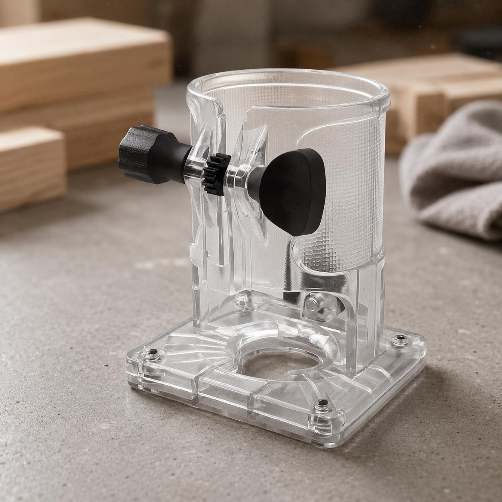 Transparent Trimmer Router Gua - مراجعة Router Trim Base وسعره