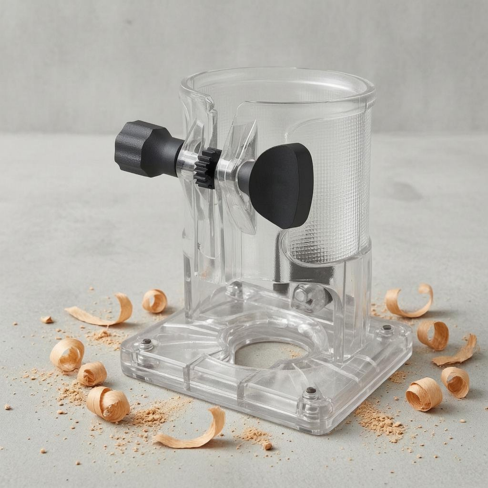 Transparent Trimmer Router Gua - مراجعة Router Trim Base وسعره