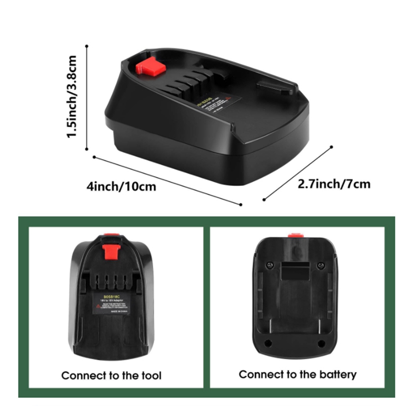 Battery Adapter for Bosch 18V  - مراجعة Power Tools Battery Adapter وسعره