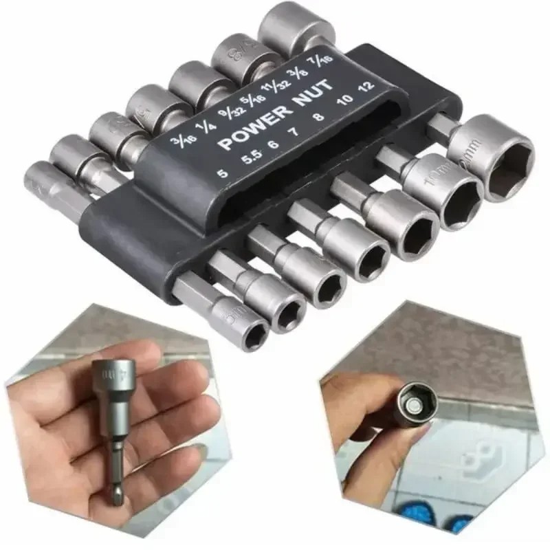9/14Pcs Set Socket Wrench Powe - مراجعة Power Tools Pneumatic وسعره