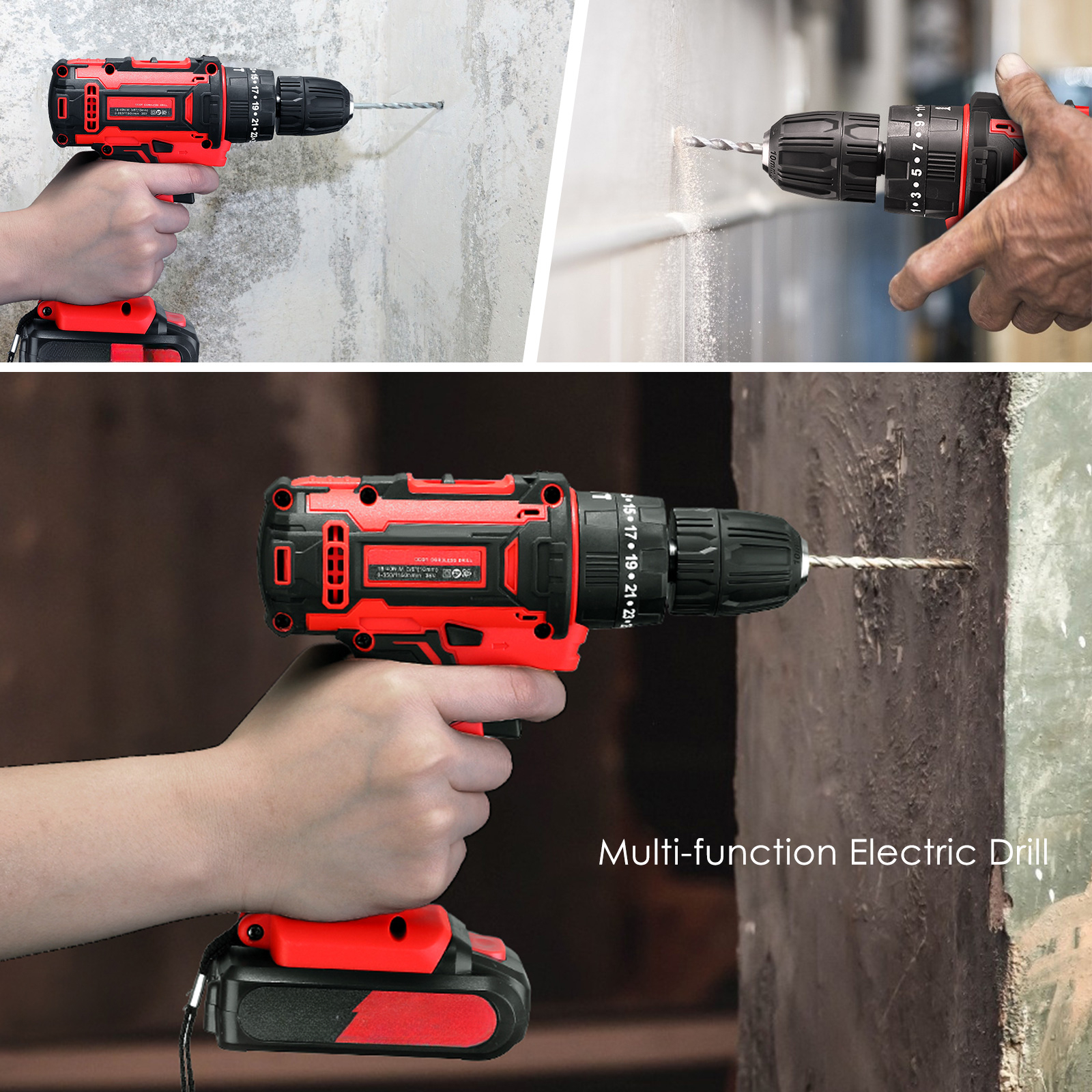 21V 12V Impact Cordless Drill  - مراجعة Power Tools Quotes وسعره