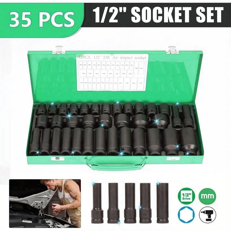 35pcs Professional Heavy-Duty  - مراجعة Power Tools Pneumatic وسعره
