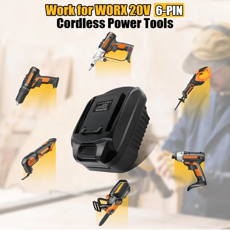 DM20WORX6 Battery Adapter for  - مراجعة Dewalt Power Tools Xr وسعره