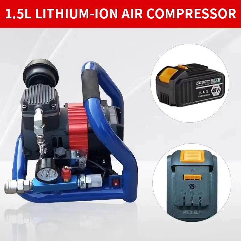 Lithium-ion Brushless 1.5L Air - مراجعة Air Compressor Mini وسعره