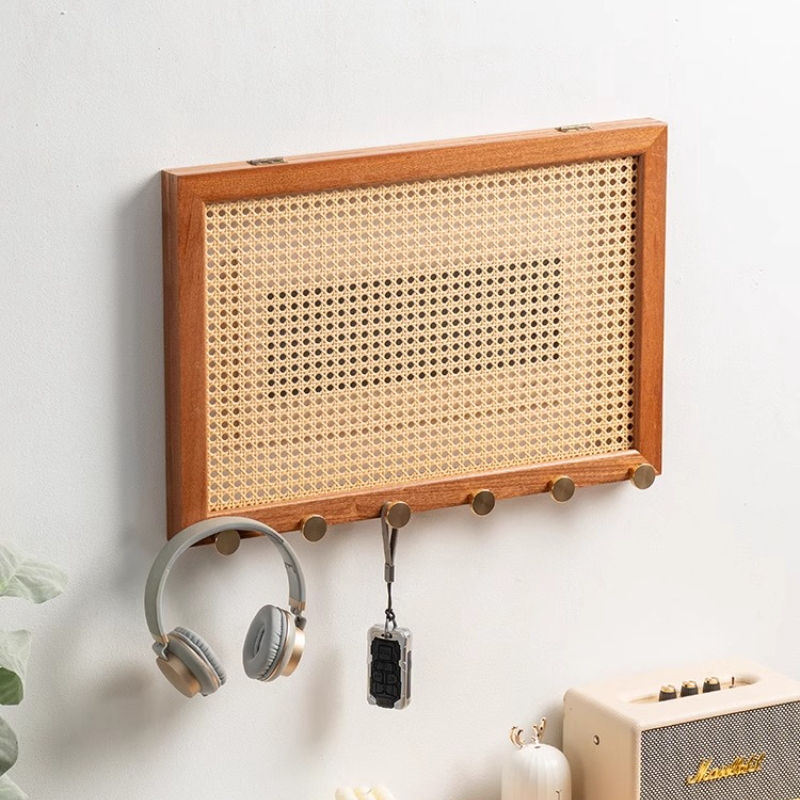 Wood Woven Rattan Electrical B - مراجعة Power Tools Storage وسعره