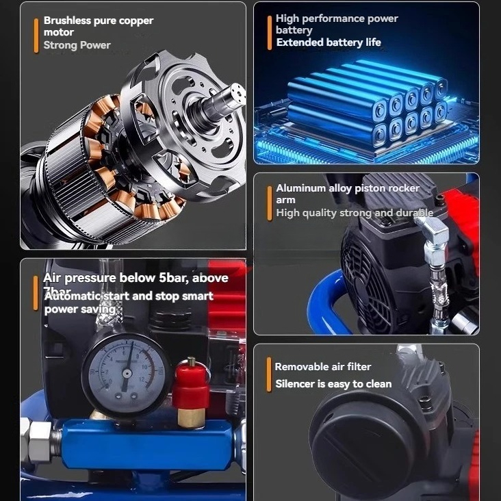 Mini Inflation Pump Charging A - مراجعة Air Compressor Mini وسعره
