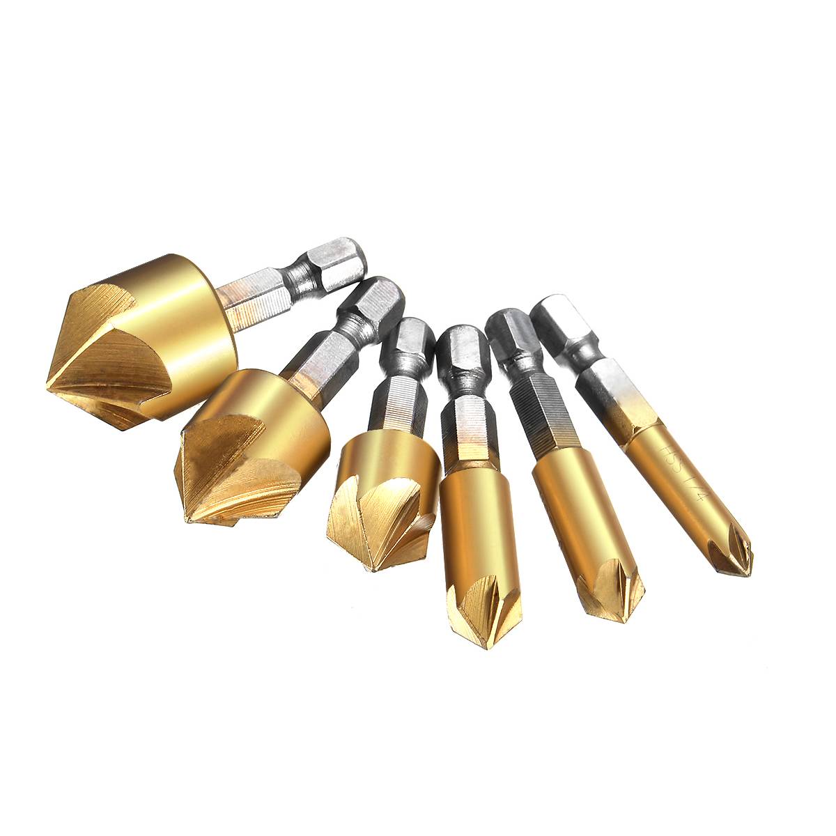 6 Pcs 6mm-19mm 5 Flute HSS Cou - مراجعة Power Tools Quotes وسعره